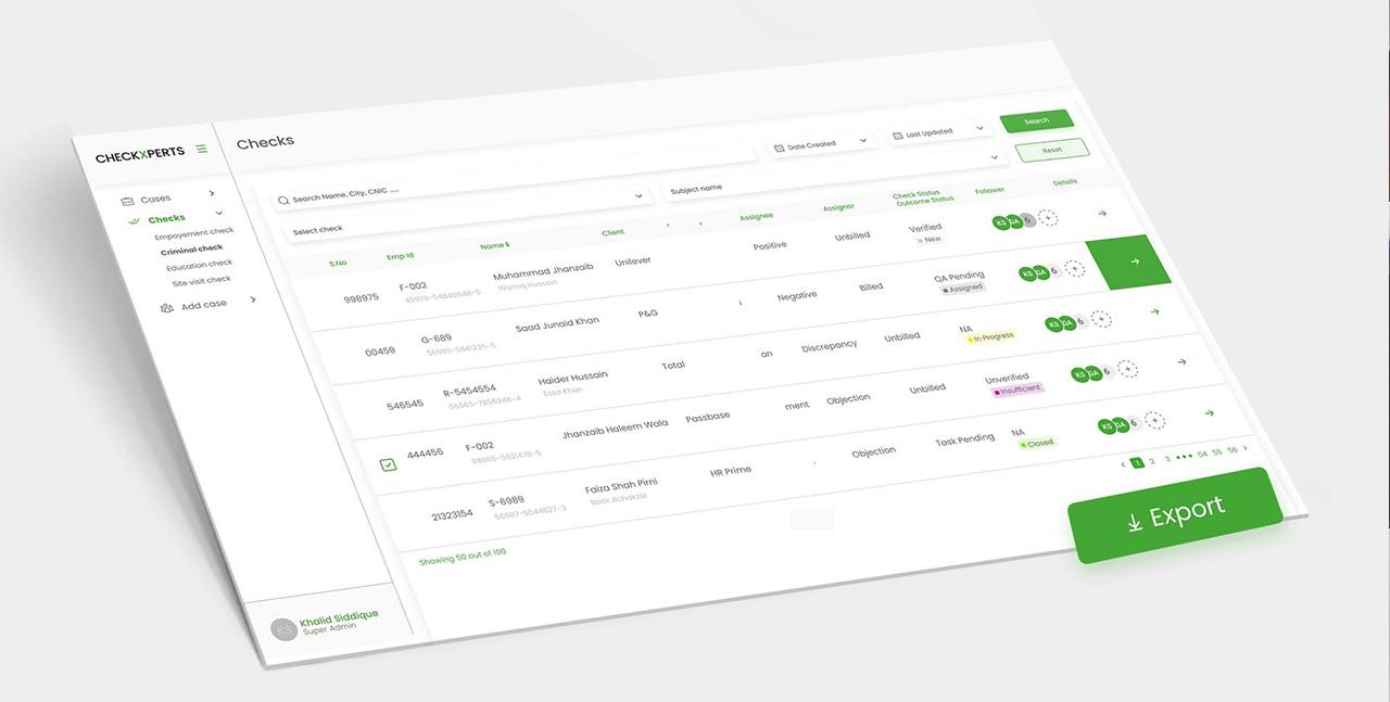 Download Your List of Verifications
